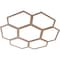 Ekena Millwork Florin Wood Fretwork Pierced Ceiling Medallion, Wood (Paint Grade), 36"OD x 12 5/8"ID x 3/8"T CMWP36X36X0375FOMF - alternate 3